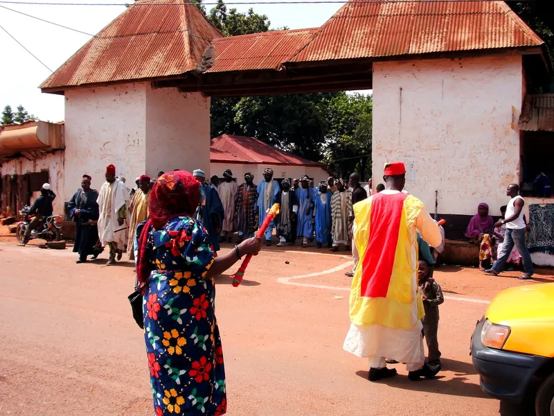 Entrance of the royal palace, Foumban