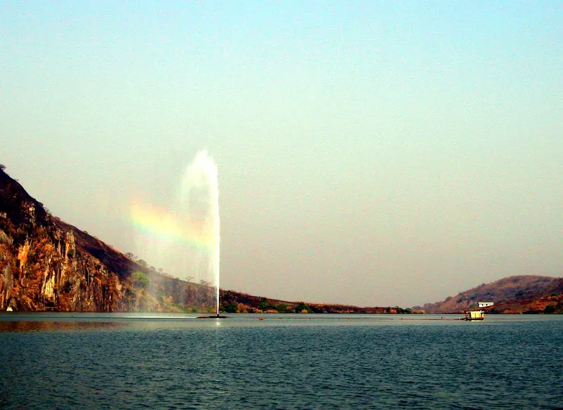 Degassing vent installed in Lake Nyos after the 1986 eruption