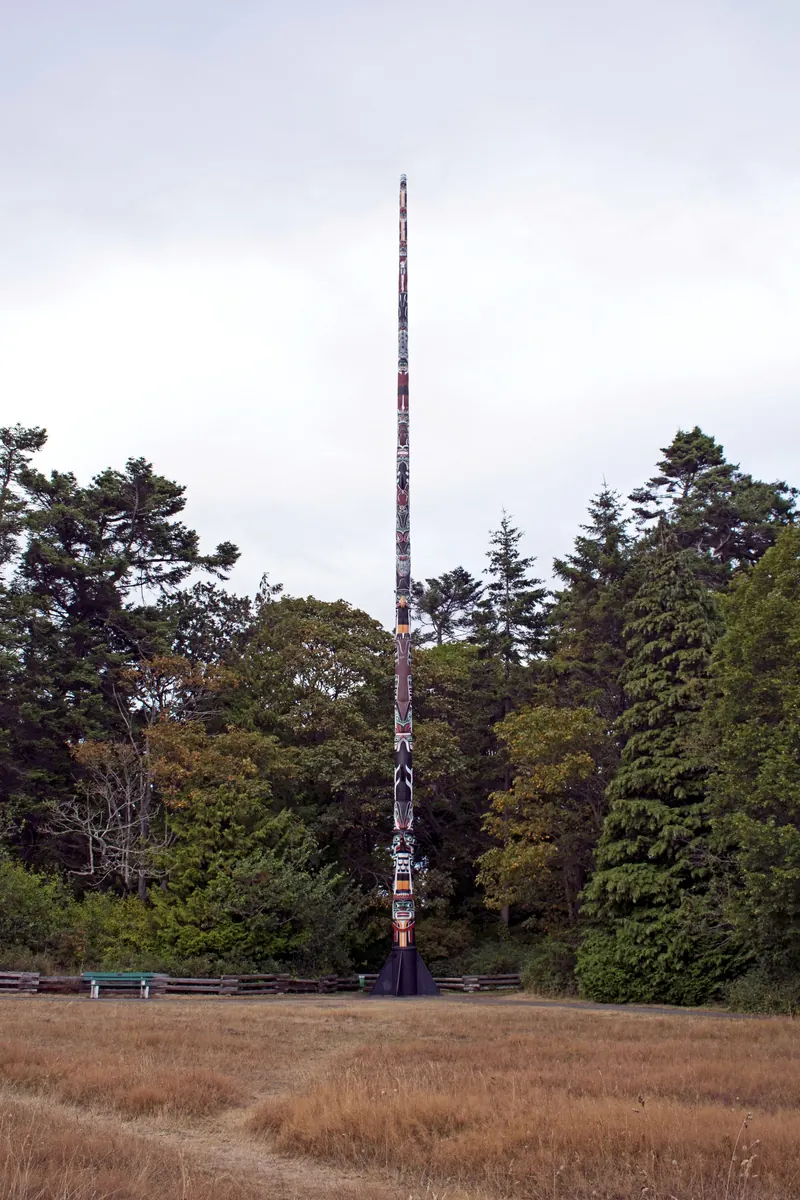 The Story Pole in Beacon Hill Park, Victoria