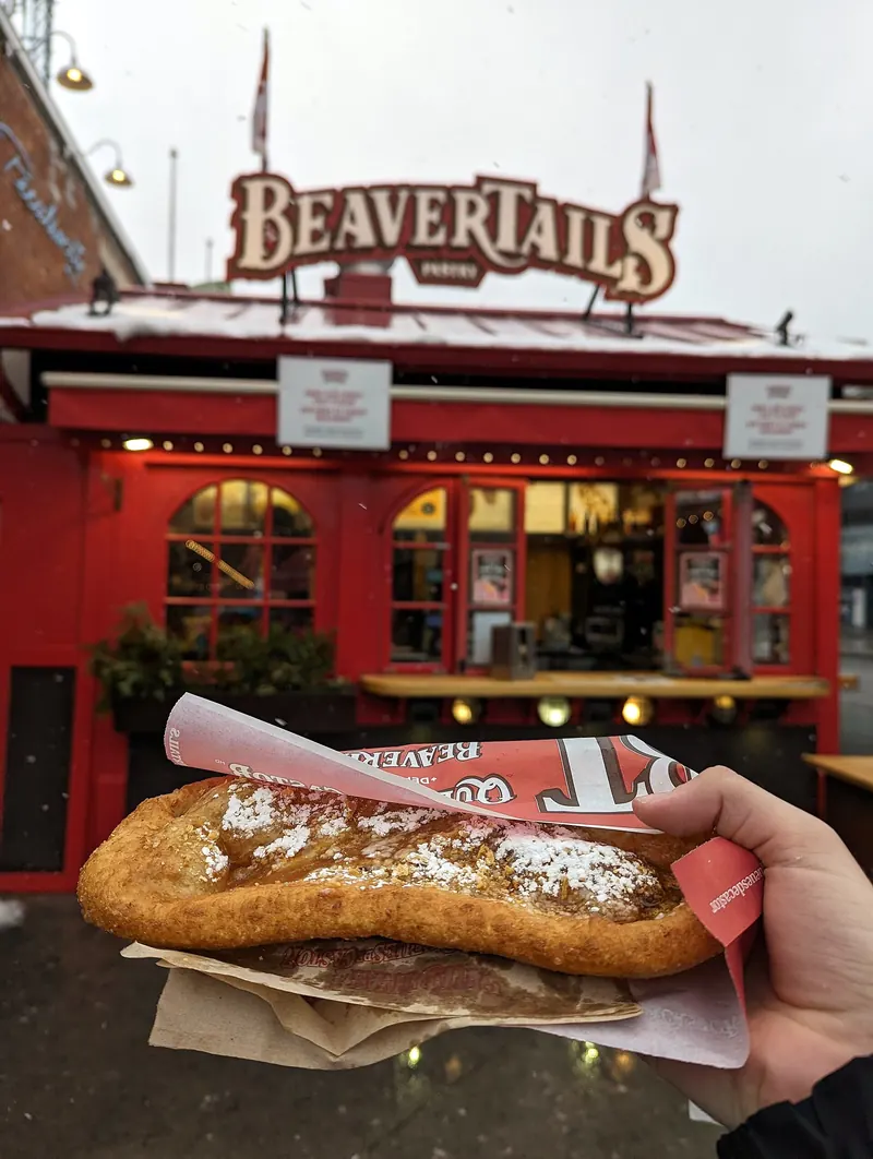 A maple BeaverTail pastry from the ByWard Market, Ottawa