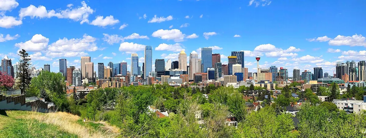 The Calgary downtown skyline