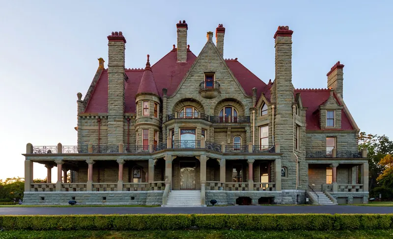 Craigdarroch Castle at sunset, Victoria