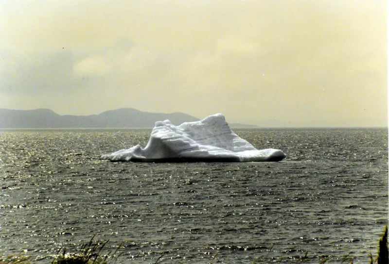 An iceberg off Twillingate, Newfoundland