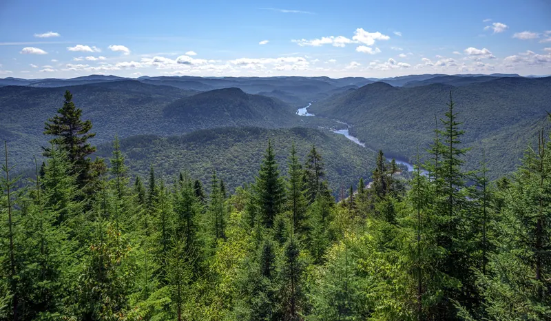 Jacques-Cartier National Park from the Wolves peak