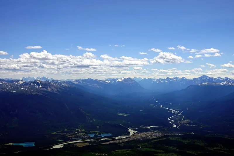 Jasper from the Pyramid Mountain summit