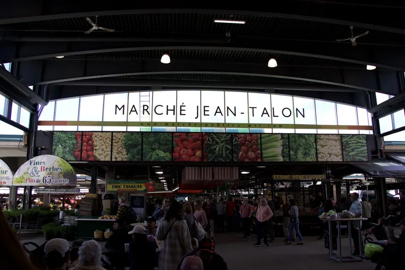 Inside the Jean-Talon Market, Montreal