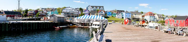The Lunenburg waterfront, Nova Scotia