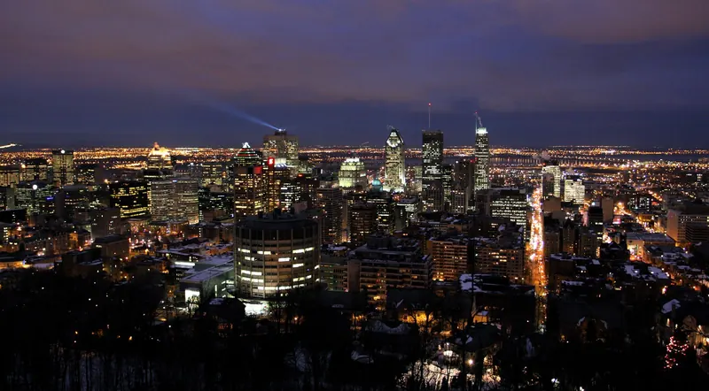 Montreal from the Kondiaronk Belvedere, Mount Royal Park