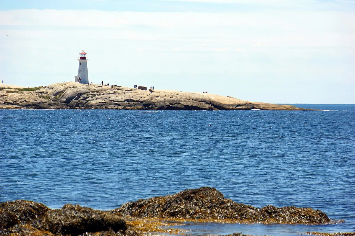The Peggy's Cove lighthouse, Nova Scotia