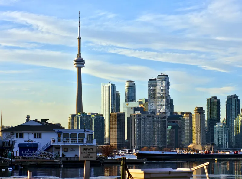 The Toronto skyline from the Toronto Islands