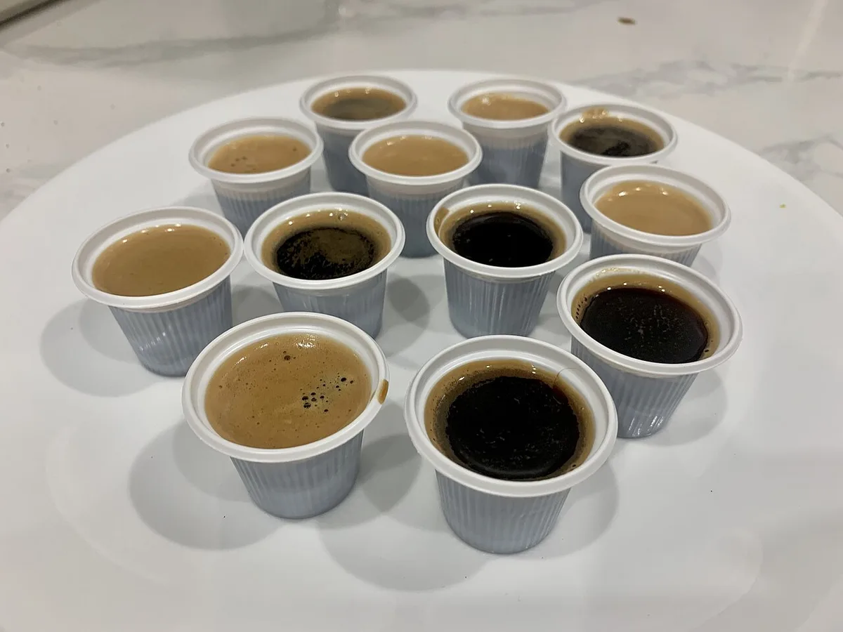 Thimble cups of cafecito, sweet Cuban espresso