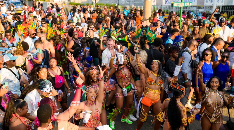 Masqueraders at Jamaica Carnival's Road March, Kingston