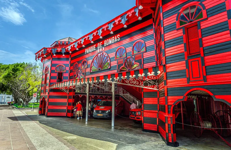 The Parque de Bombas firehouse, Ponce