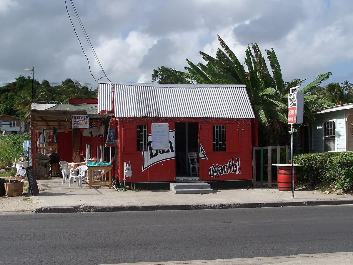 A rum shop in Barbados