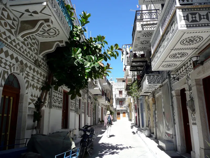 Pyrgi, one of the mastic villages of Chios