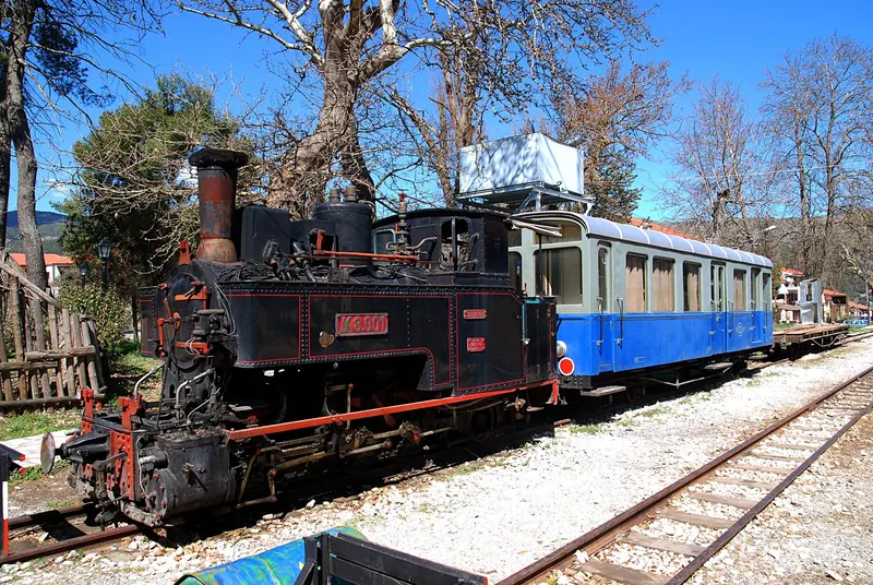 A locomotive of the Diakopto-Kalavryta rack railway