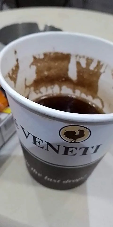 Greek coffee, brewed in the briki