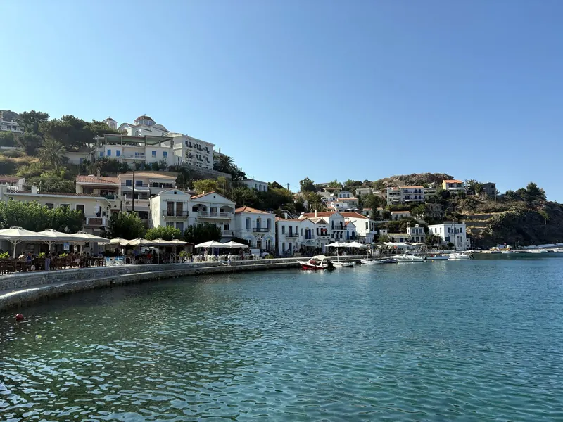 The port of Evdilos, Ikaria