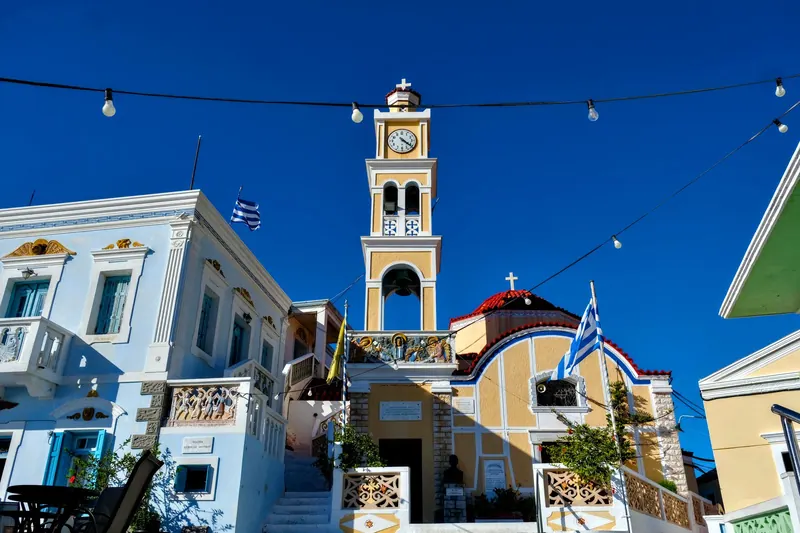 The church of Olympos village, Karpathos