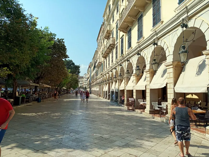 The Liston arcade, Corfu town