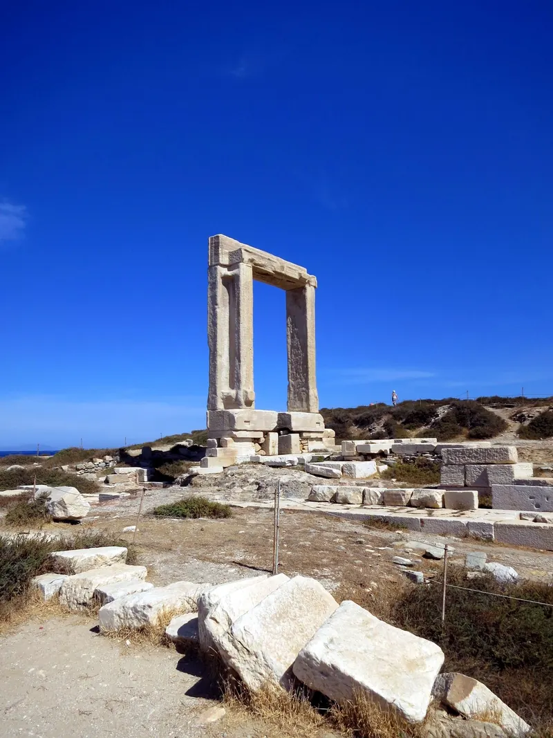 The Portara, gate of the Temple of Apollo, Naxos