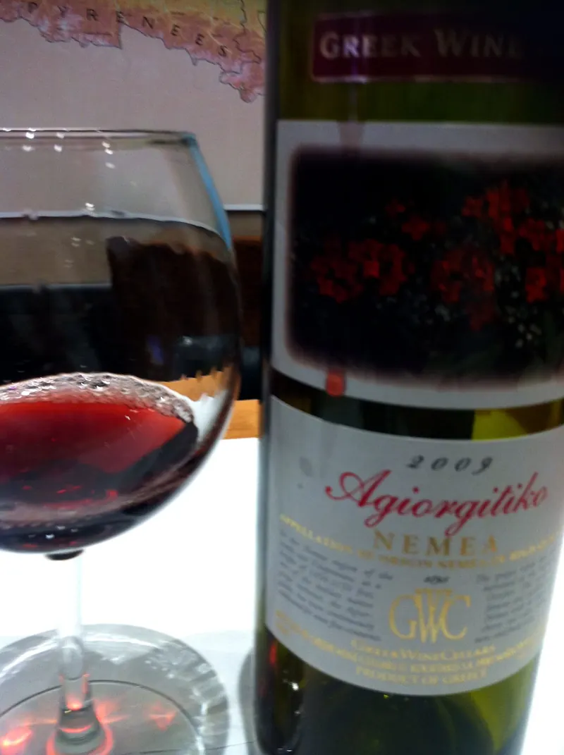 Agiorgitiko red wine from Nemea