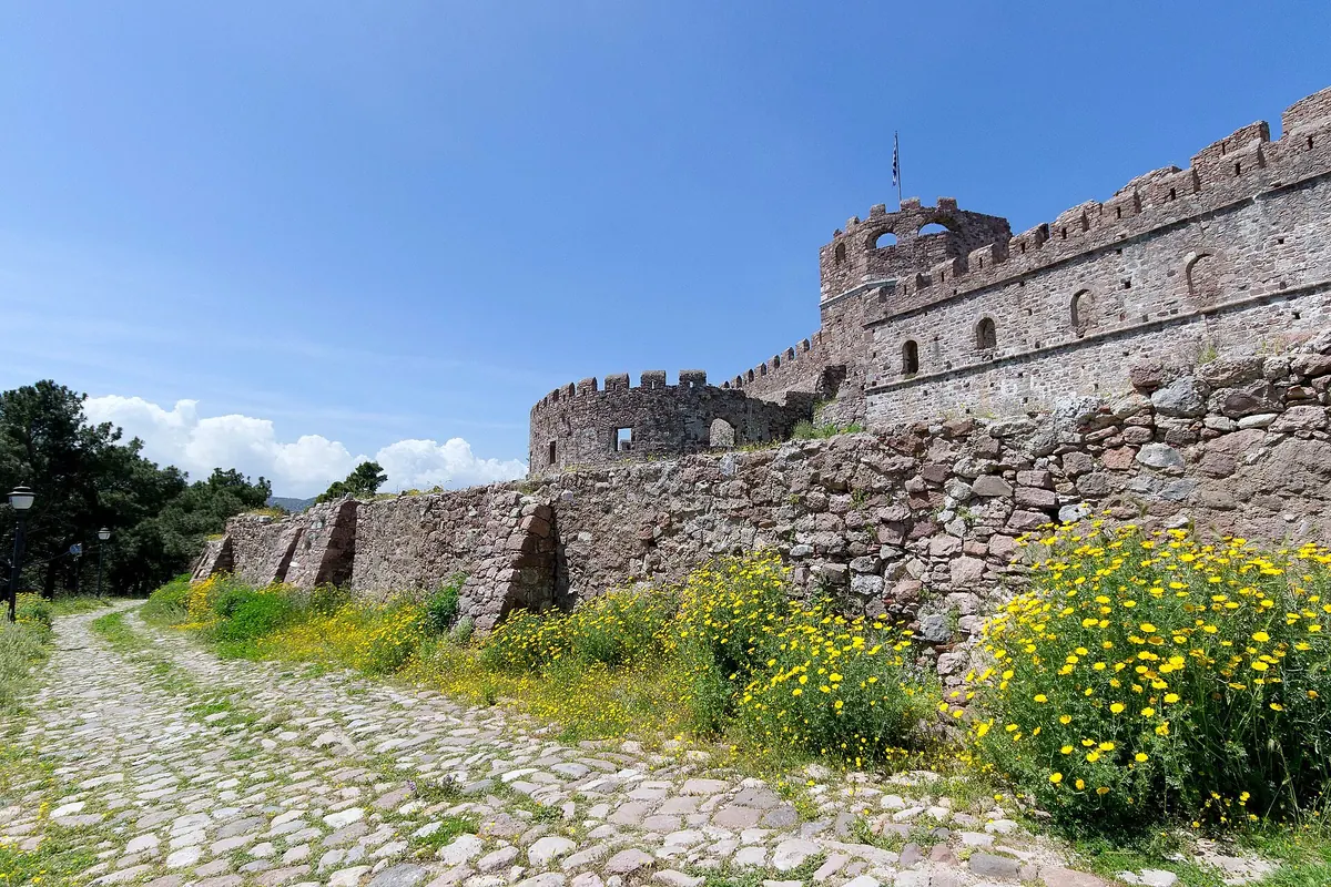 The fortress of Mytilene, Lesbos
