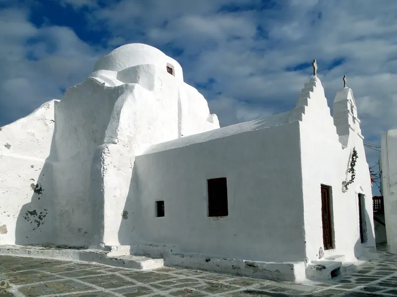 The Panagia Paraportiani church, Mykonos