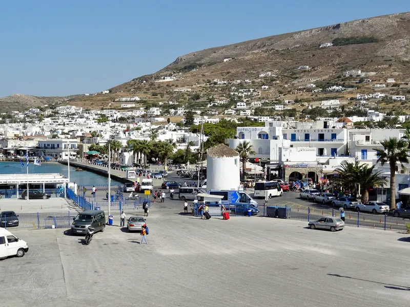 The harbor of Parikia, Paros