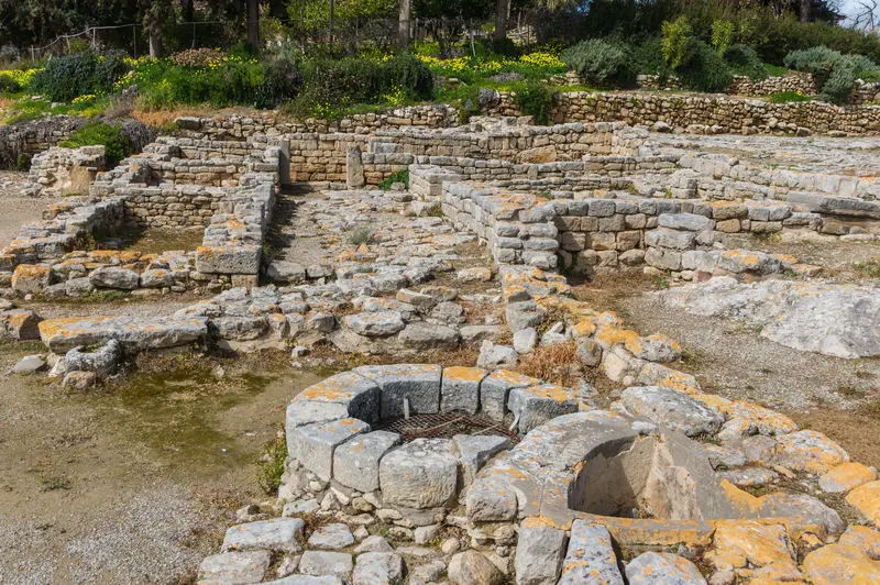 The archaeological site of Phaistos, Crete