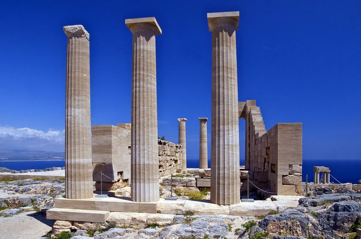 The Temple of Athena Lindia on the acropolis of Lindos