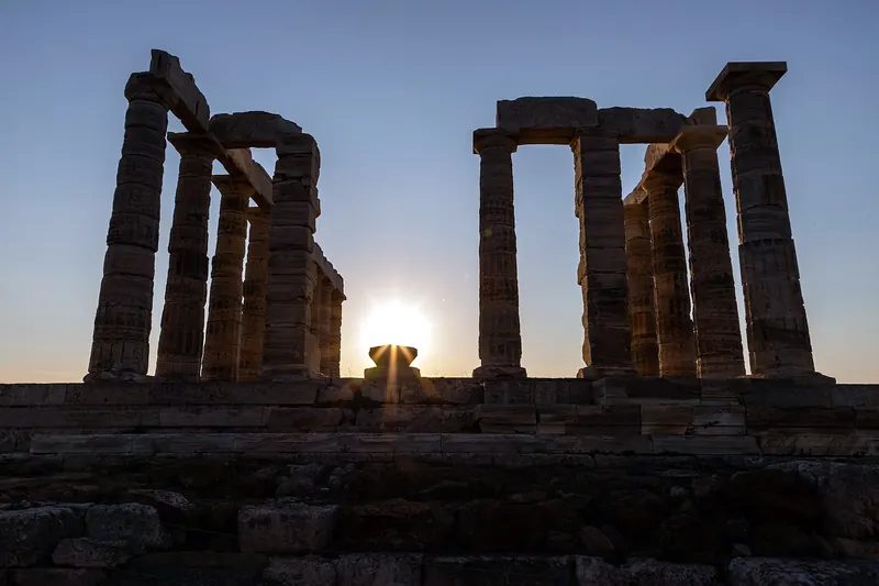 The Temple of Poseidon at Cape Sounion
