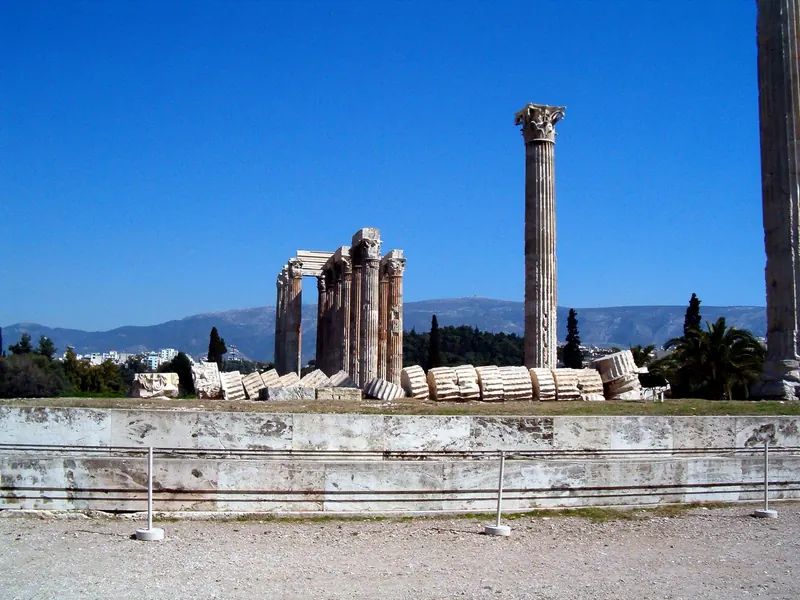 The Temple of Olympian Zeus, Athens