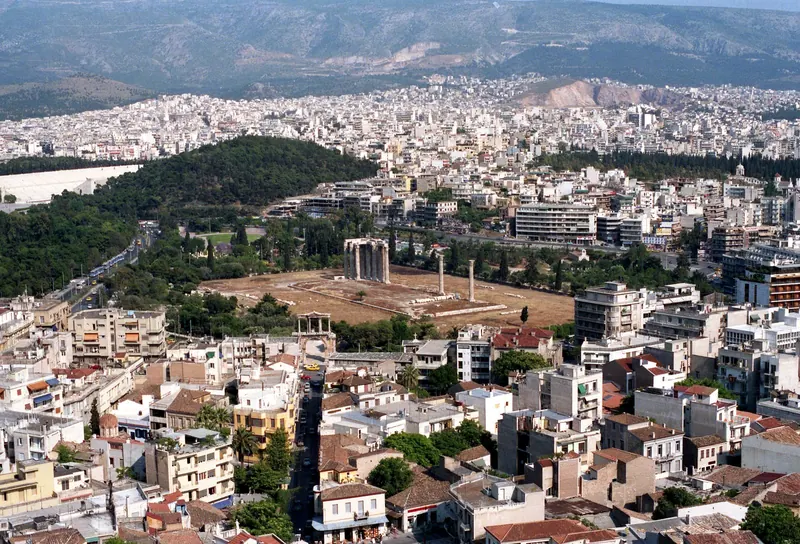 The Temple of Olympian Zeus, Athens
