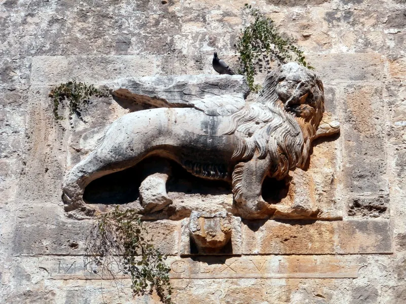 The Lion of Saint Mark on the Martinengo bastion, Heraklion