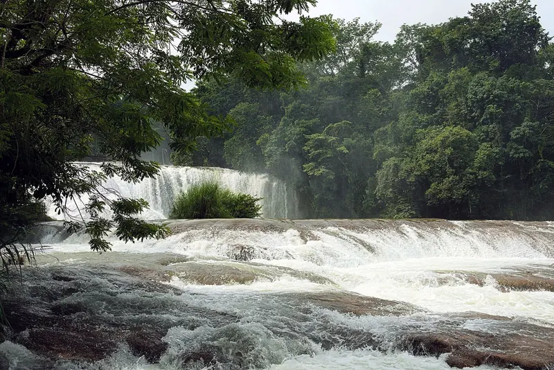 The Agua Azul waterfalls, Chiapas