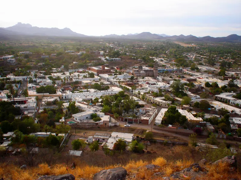 The colonial town of Alamos, Sonora