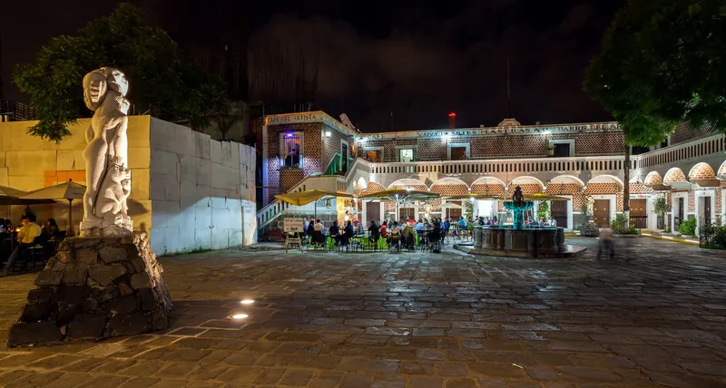 The El Parián market, Puebla