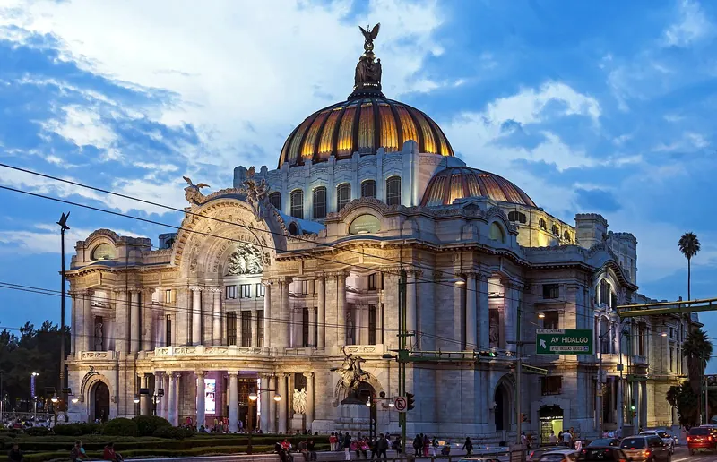 The Palacio de Bellas Artes, Mexico City
