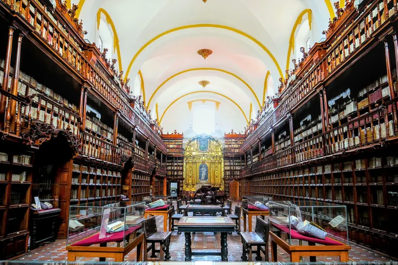 The Biblioteca Palafoxiana, Puebla