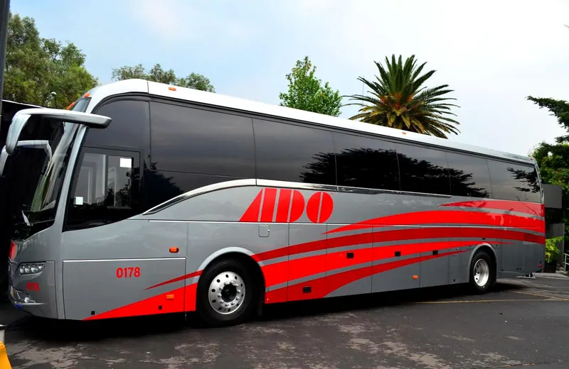 An ADO long-distance bus