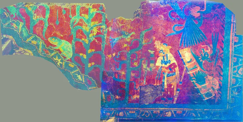 Murals at Cacaxtla, Tlaxcala