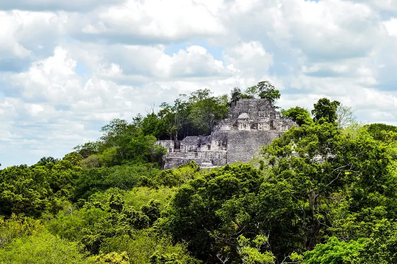 Structure II at Calakmul, Campeche