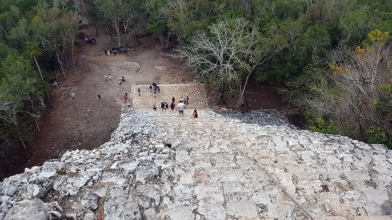 Nohoch Mul pyramid at Coba, Quintana Roo