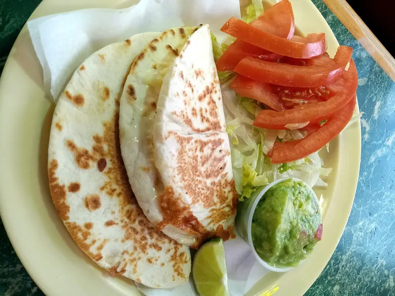 Enchiladas verdes with salsa verde