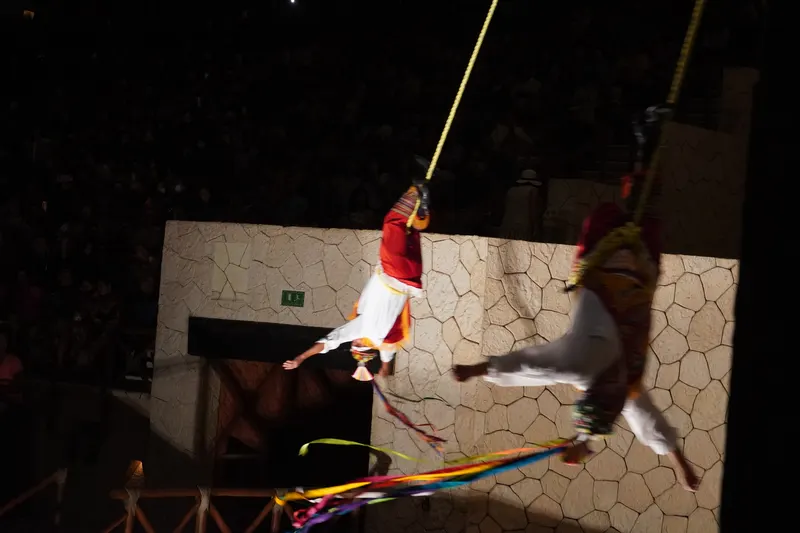 The Voladores at Xcaret Park