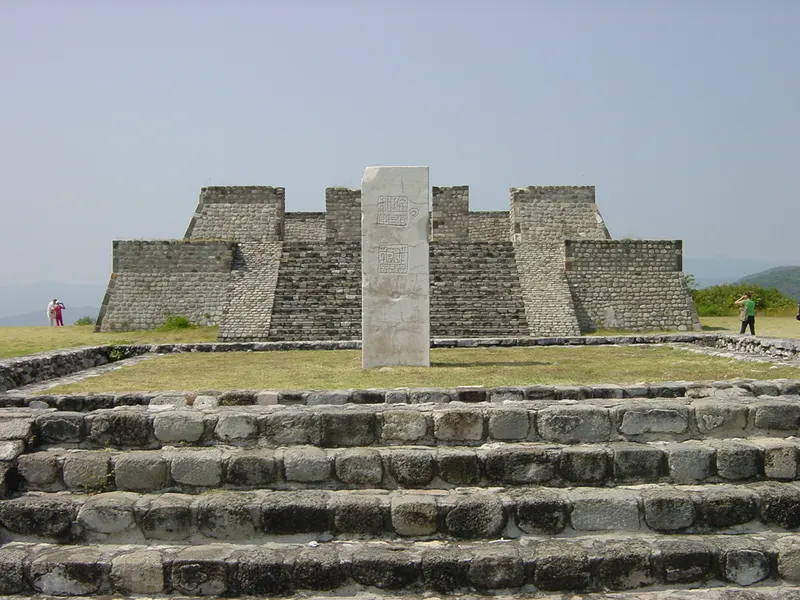 A pyramid at Xochicalco, Morelos