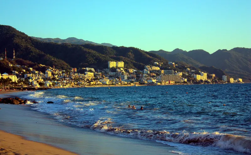 Puerto Vallarta's Centro and Zona Romantica from the north