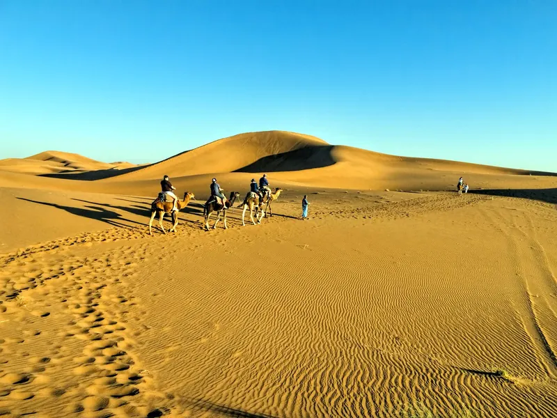 The dunes of Erg Chigaga