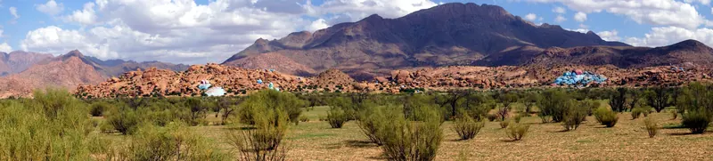 Tafraout and the painted rocks